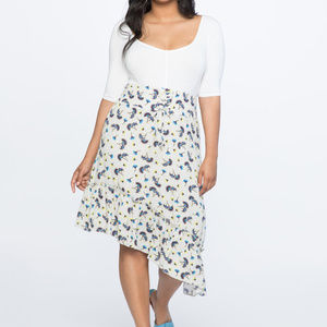 Skirt - Corset Waist Flounce